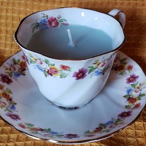 Vintage Royal Stafford Teacup Candle